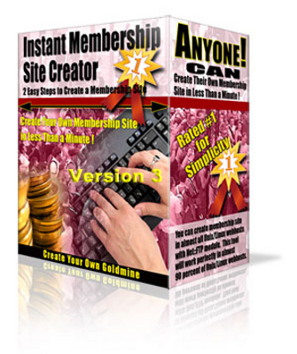 Product picture Instant Membership Site Creator Version 3 MRR