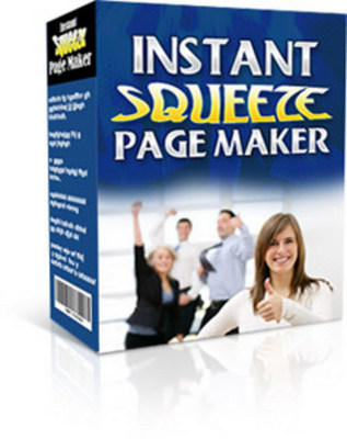 Product picture Instant Squeeze Page Maker with Master Resell Rights