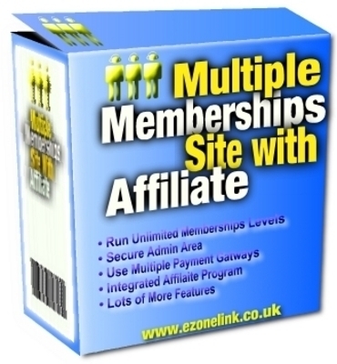 Product picture Multiple Membership Site With Affiliate