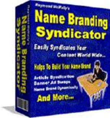 Product picture Name Branding Syndicator with master resell rights