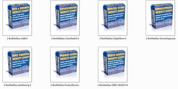 Product picture new 7 Website Scripts with Private Label Right