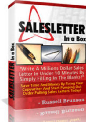 Product picture New Sales Letter In A Box Software with PLR