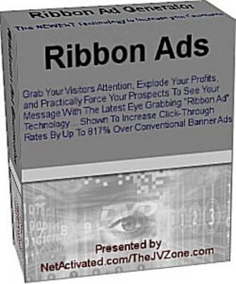 Product picture Ribbon Ad Generator with MRR