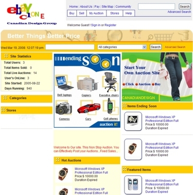 Product picture Ebay Auction Clone Script PHP