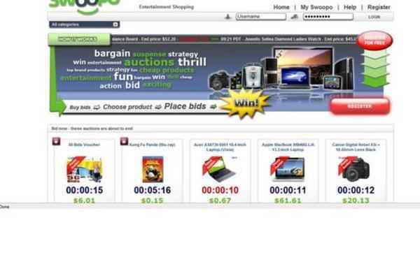 Product picture Swoopo Clone Script Profesional Auction Script