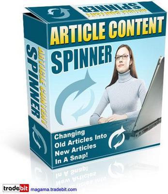 Product picture Article Content Spinner with Master Resale Rights