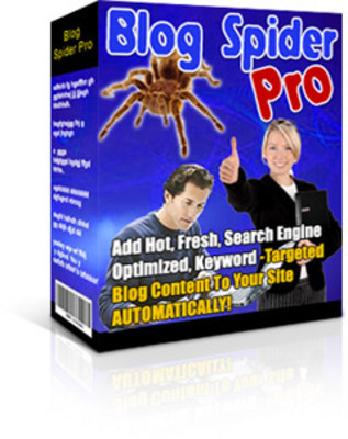 Product picture Blog Spider Pro with Master Resell Rights - Auto Blog Creator