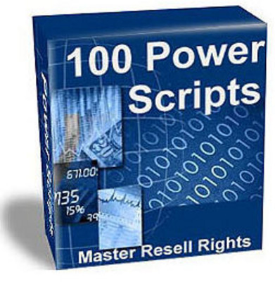 Product picture 100 Power Scripts- Master Resell Rights - Contains A Whopping 114 Scripts