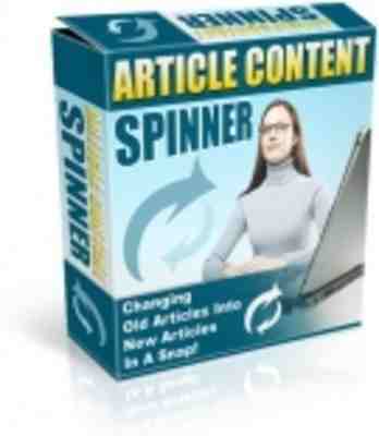 Product picture Article Content Spinner - Master Resale Rights